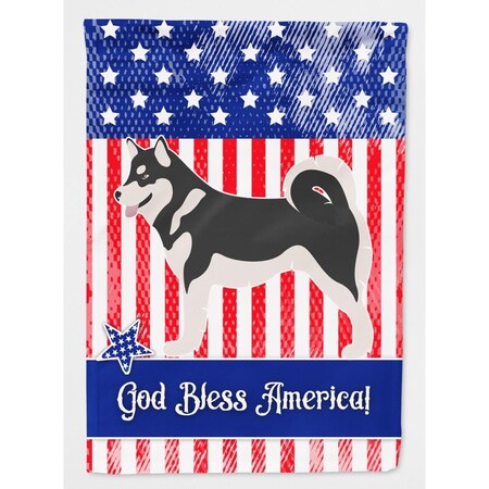 Carolines Treasures Alaskan Malamute American Canvas House Flag BB8405CHF